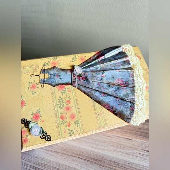 Floral Wooden Decorative Jewelry Box - Picture 8 of 9